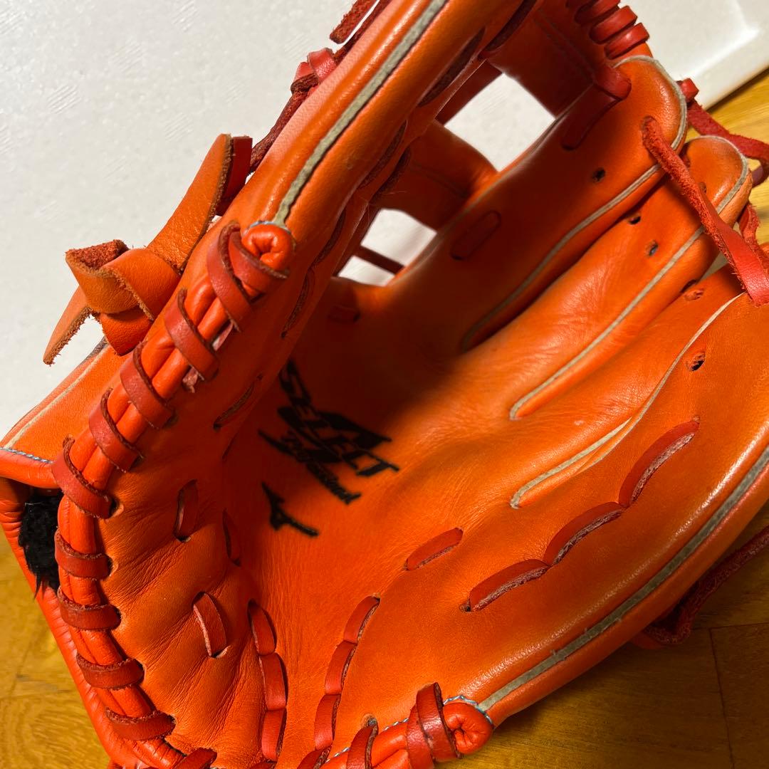 Mizuno オレンジ グローブ 軟式