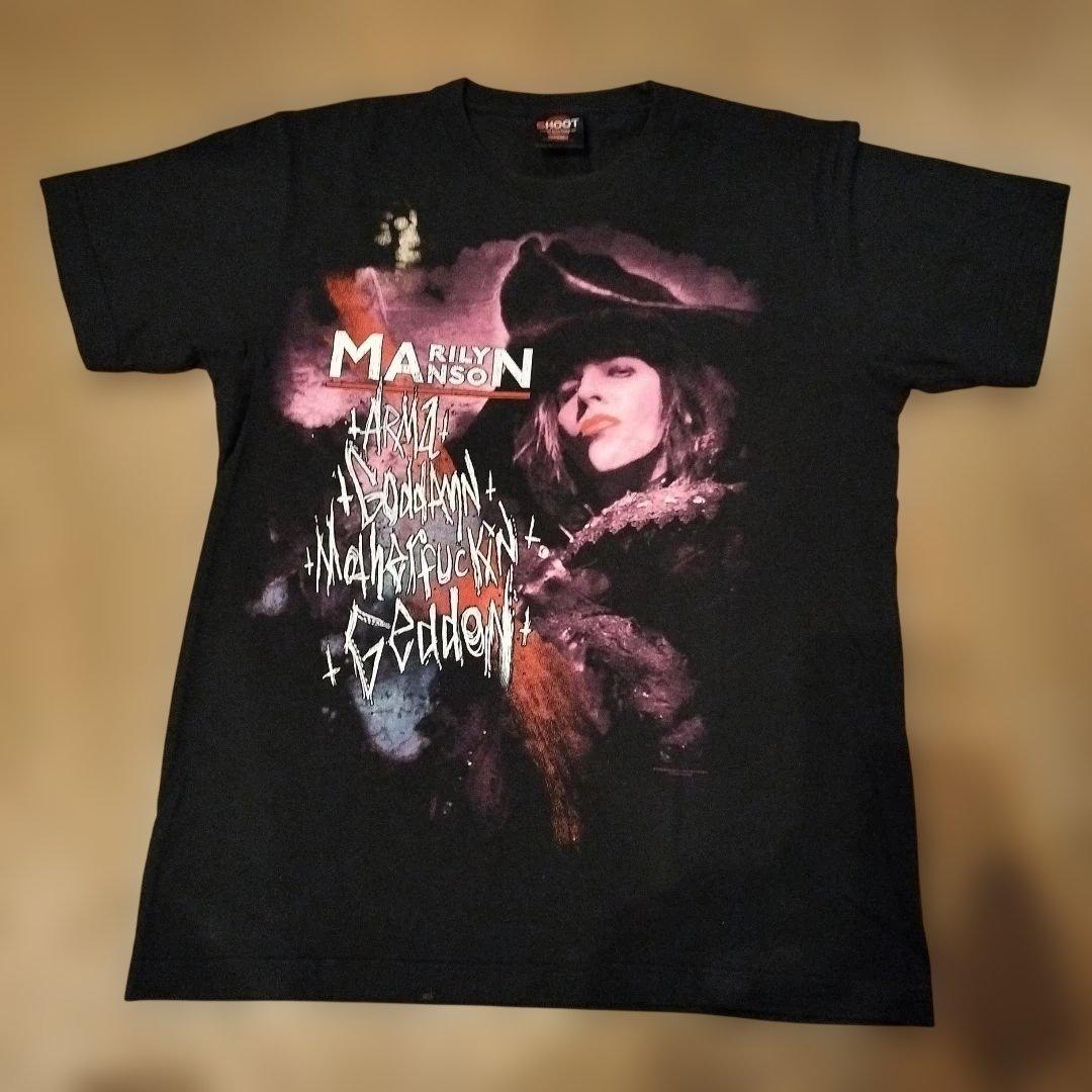marilyn manson ツアーシャツ　Ｌ　shoot