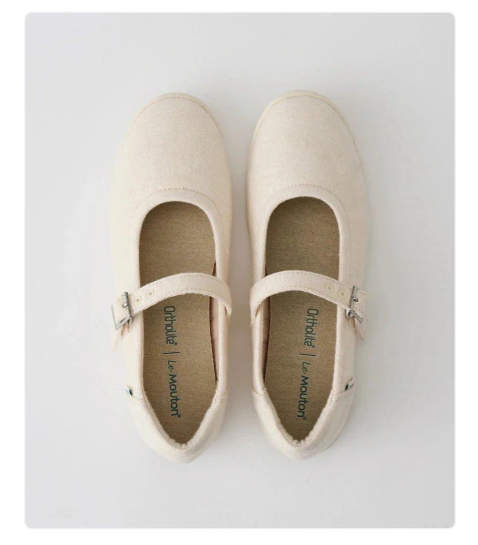 新品✨ Le Mouton Sweet 23.5 メリノウール クリーム