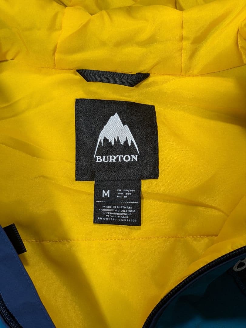 Burton 子ども用スノーボードジャケット