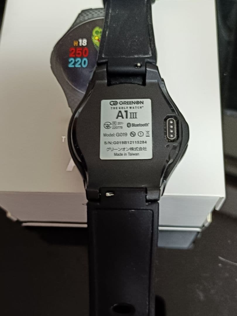 GREEN ON THE GOLF WATCH A1III　お得な替えバンド付