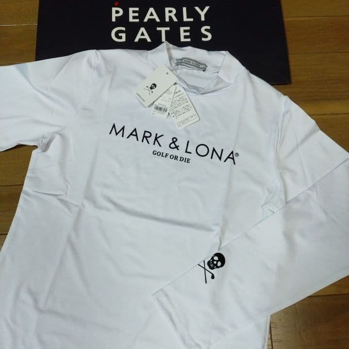 ⭐新品⭐マーク&ロナ⭐長袖モック⭐白⭐Lサイズ⭐