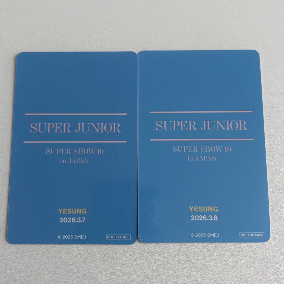 SUPERJUNIOR 3/7 3/8 アプグレ プレミアム トレカ イェソン