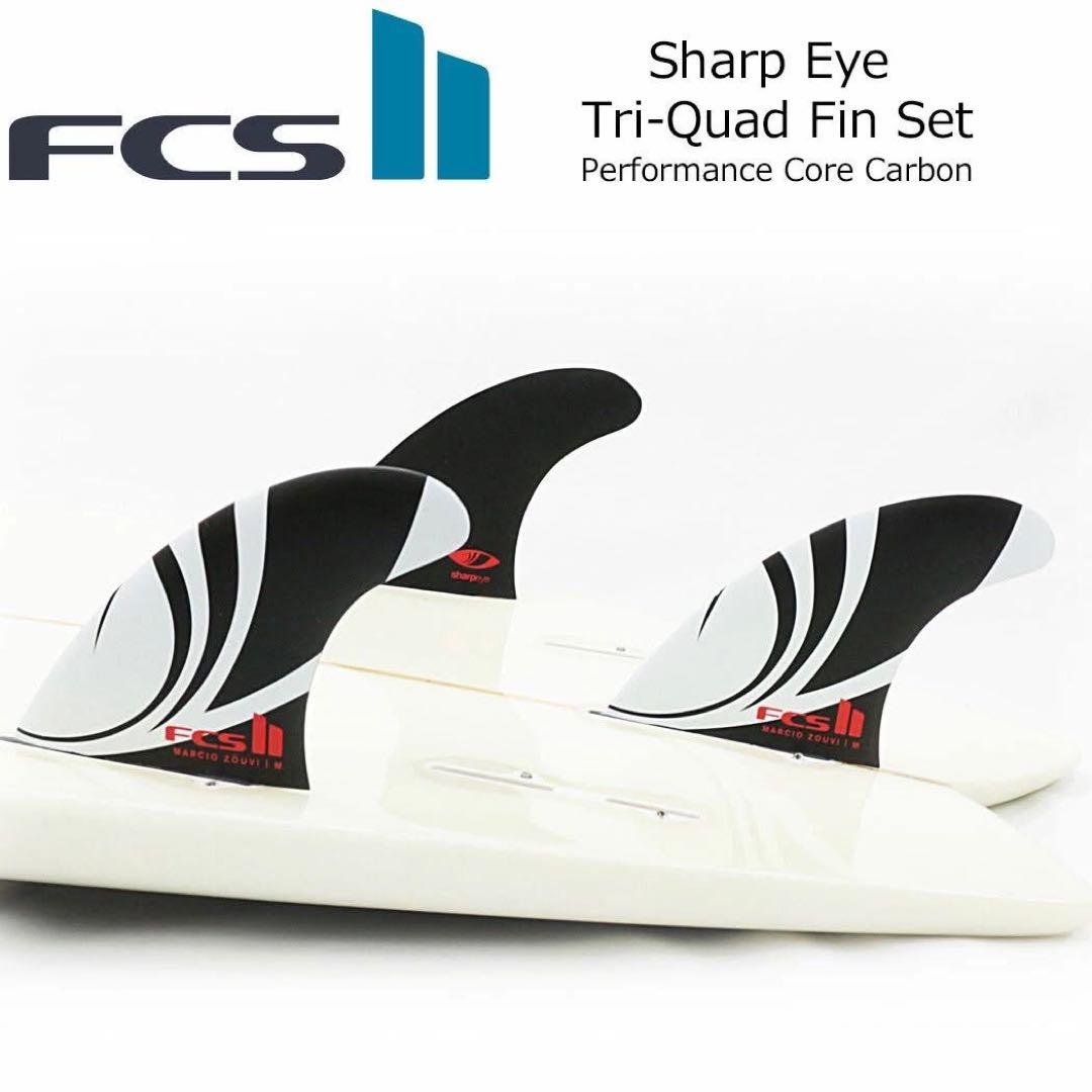 FCS2 エフシーエス シャープアイ クワッド トライ 5フィン Lサイズ