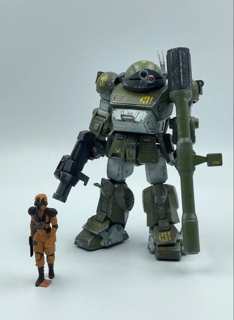 HG スコープドッグ 拡張パーツセット1,2 改造改修　全塗装完成品
