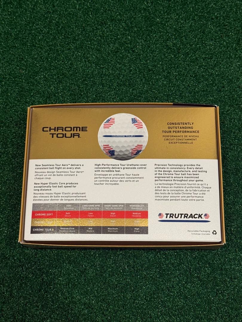 Callaway クロムツアー USA トゥルートラック 白 ゴルフボール