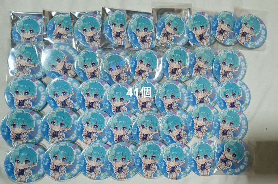 すとぷり　ころん　缶バッチ　2021　newyear デフォ　にゅーいやー