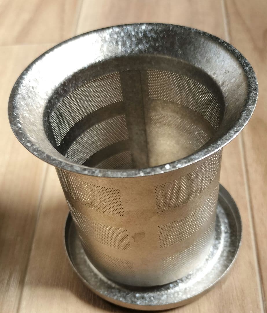 シルバーアント 結晶化チタン ダブルウォールマグ 300ml 茶こし