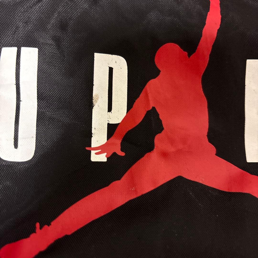 バスケ用バッグ SUPREME JORDAN Drawstring Bag Black