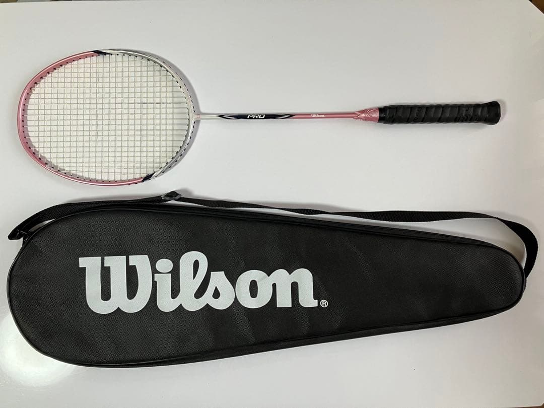 Wilson PRO バドミントンラケット ピンク/ホワイト　4Ｕ　5Ｇ