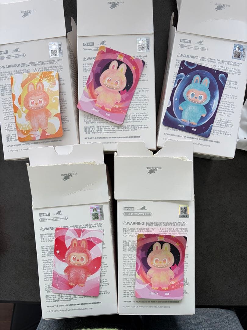バラ売り可★ラブブエナジーシリーズ正規品5体セット★コスチューム付き