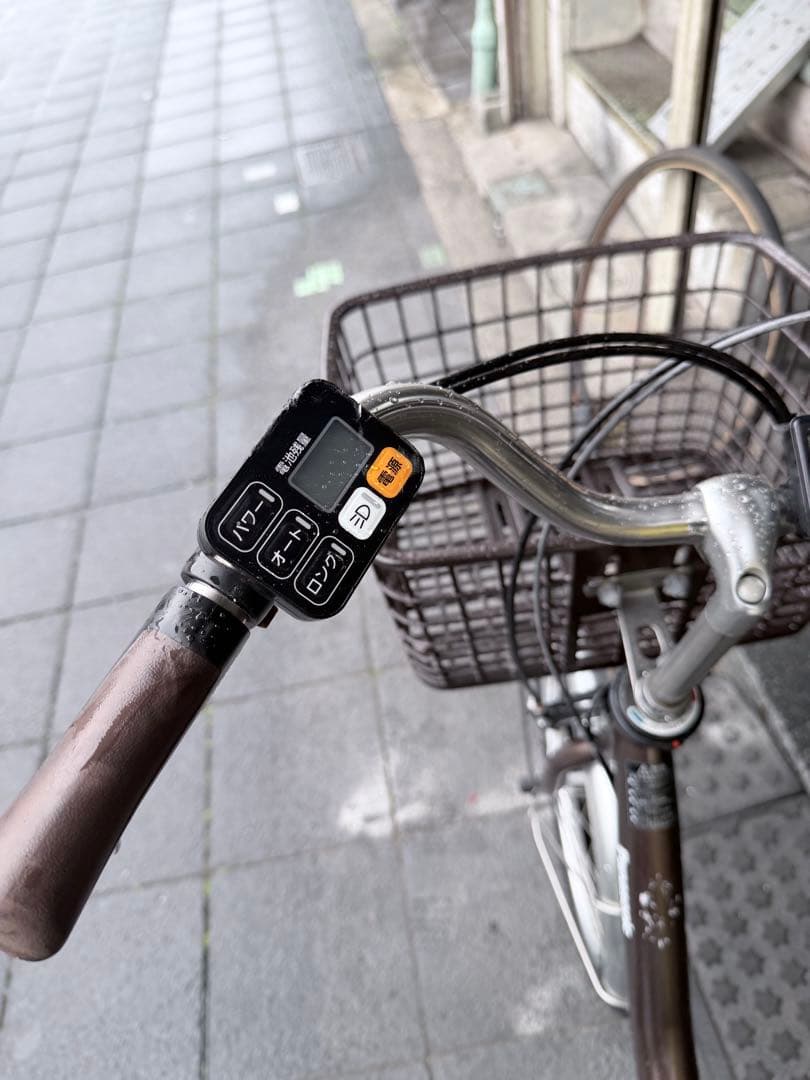 大阪府　Panasonic 電動アシスト自転車 ブラウン