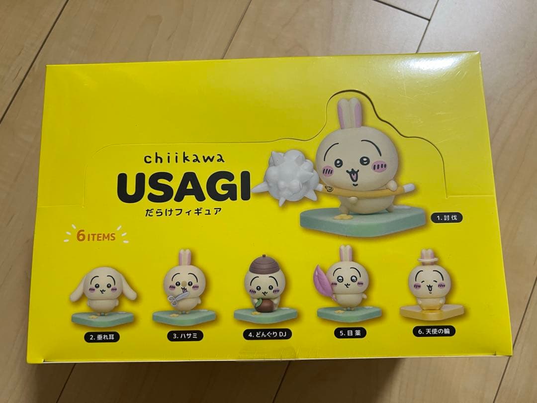 【新品未使用】ちいかわ うさぎだらけフィギュア　BOX 全6種　うさぎ