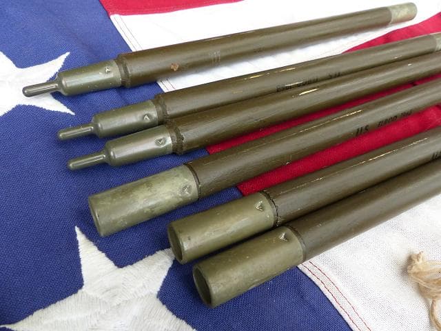 1968” 米軍実物 ナム戦 デッド!　テントポール　6本セット 軍幕 275