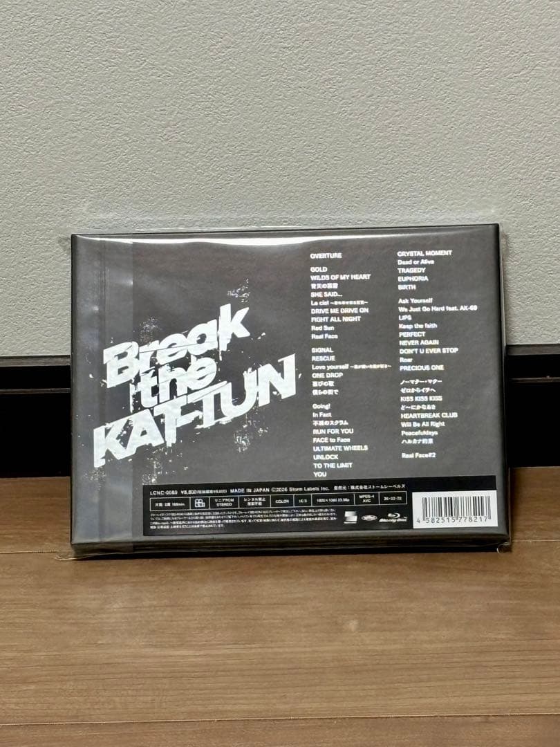アイドル Break the KAT-TUN Blu-ray