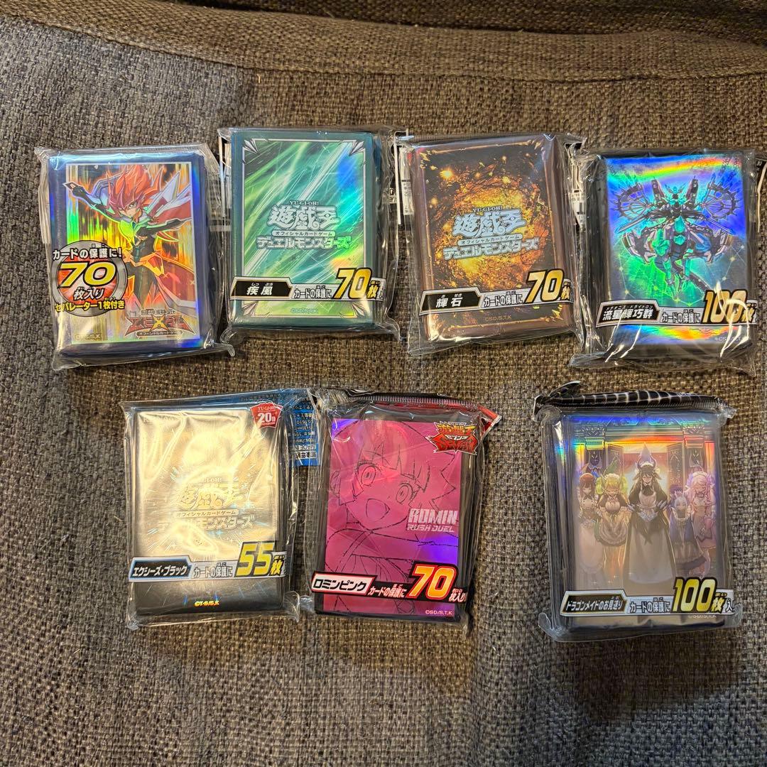 遊戯王 引退品 ストラク スリーブ まとめ売り