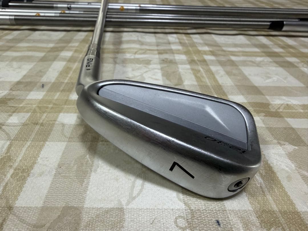 PING i230 Steel Fiber i80 R 5〜W 6本　黒ドット