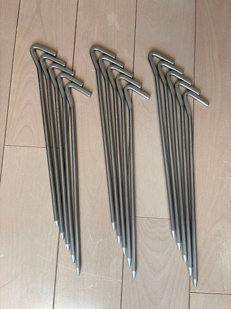 UNIFRAME ユニフレーム パワーペグ SUS300 15本セット