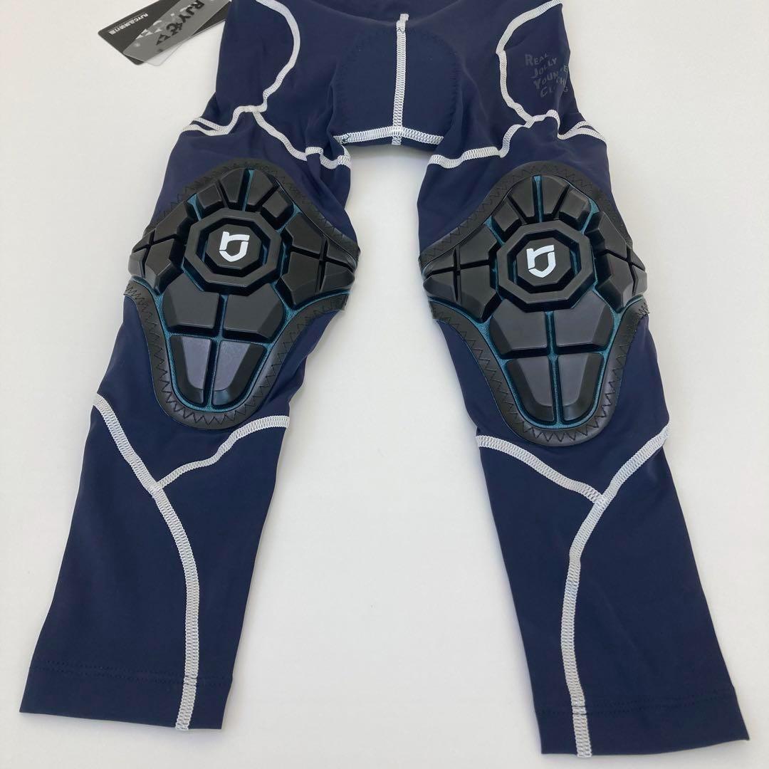 【新品】サイクルパンツ Sサイズ ネイビー×ホワイト ランバイク ストライダー