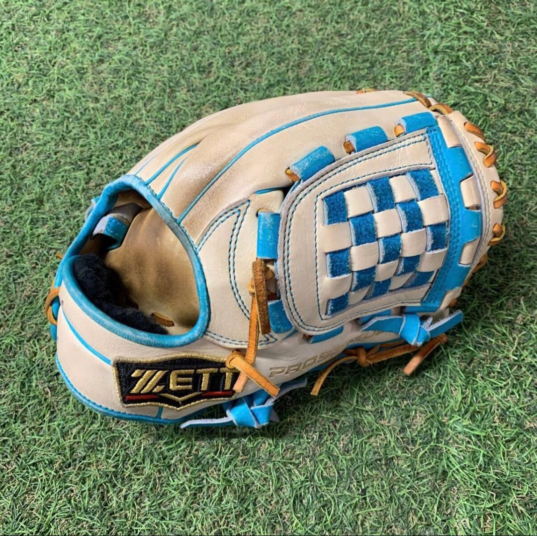 野球グローブ　軟式　内野用グラブ　ZETT ゼット　プロステイタス　源田モデル