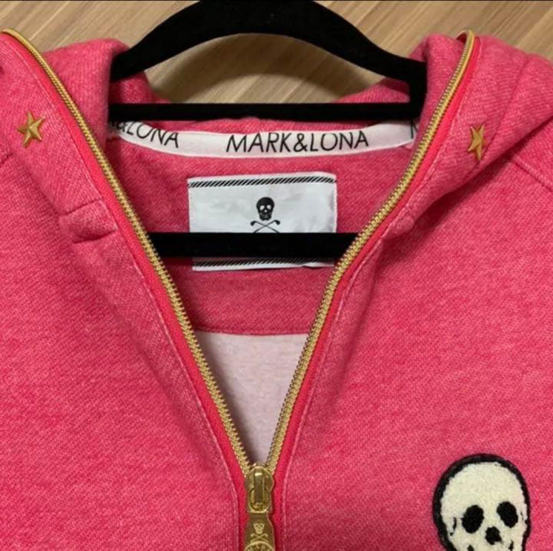 MARK & LONA マークアンドロナ パーカー ピンク フーディ