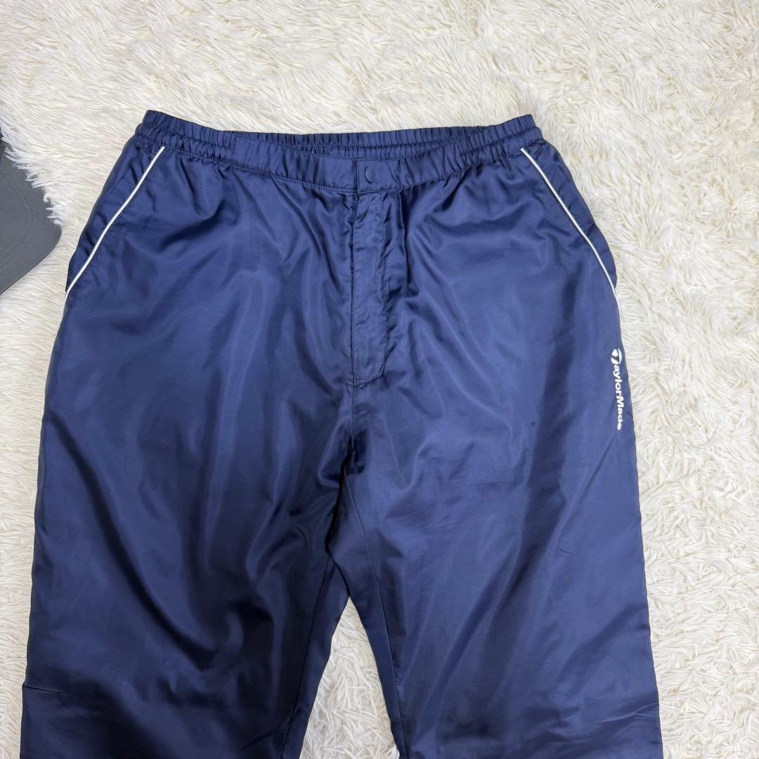 【テーラーメイド】美品 中綿 セットアップ ネイビー XLサイズ メンズ