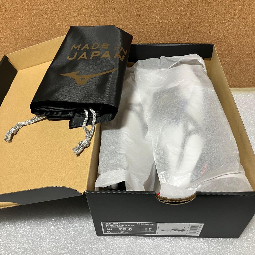 28.0 ミズノ モレリア NEO 4 JAPAN サッカースパイク