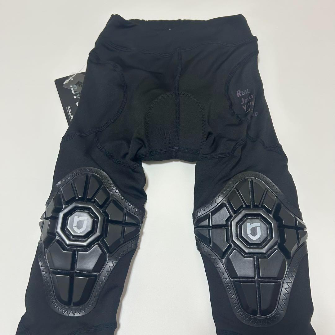 冬用 裏起毛 サイクルパンツ プロテクター ランバイク ストライダー XLサイズ
