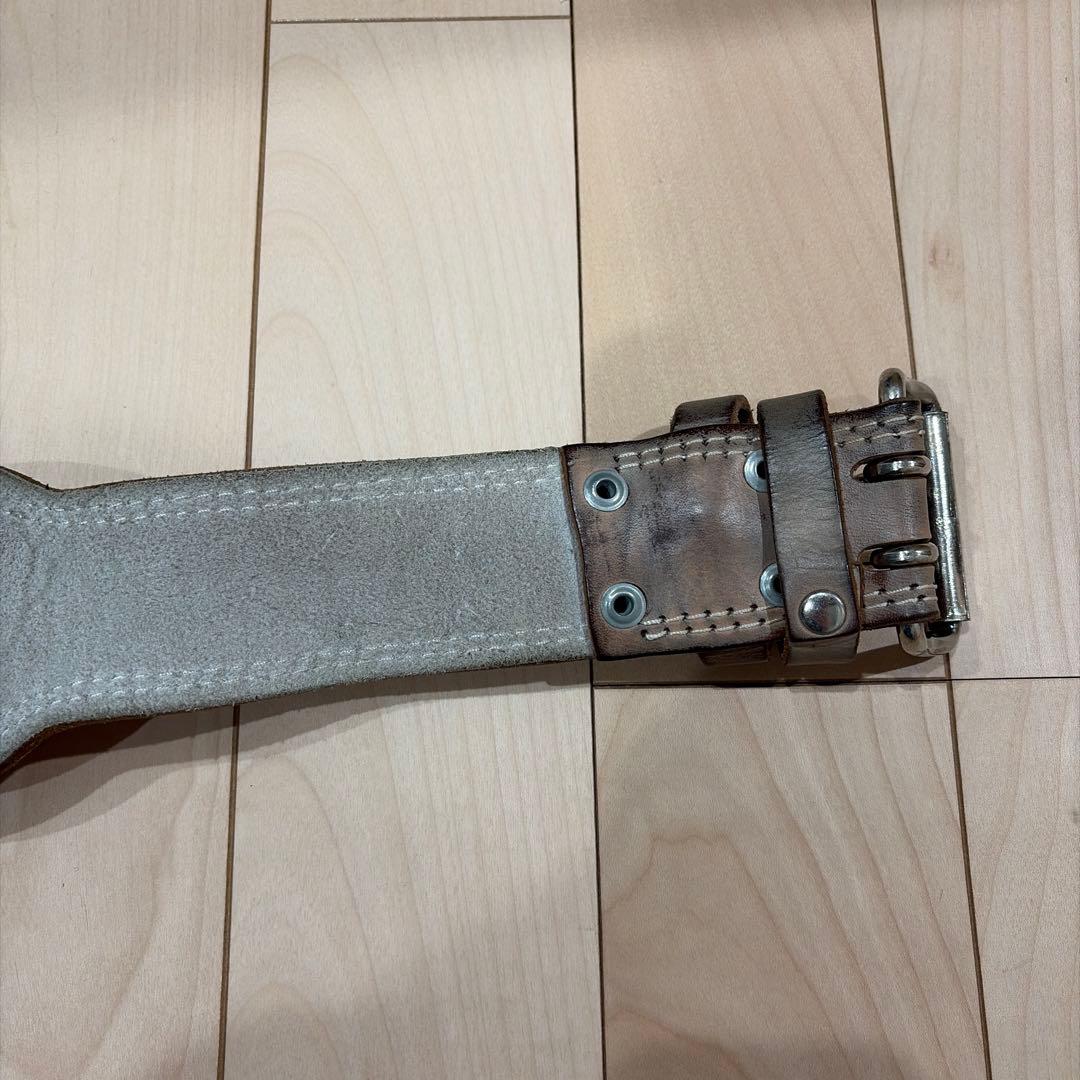 ゴールドジム レザーベルト Mサイズ