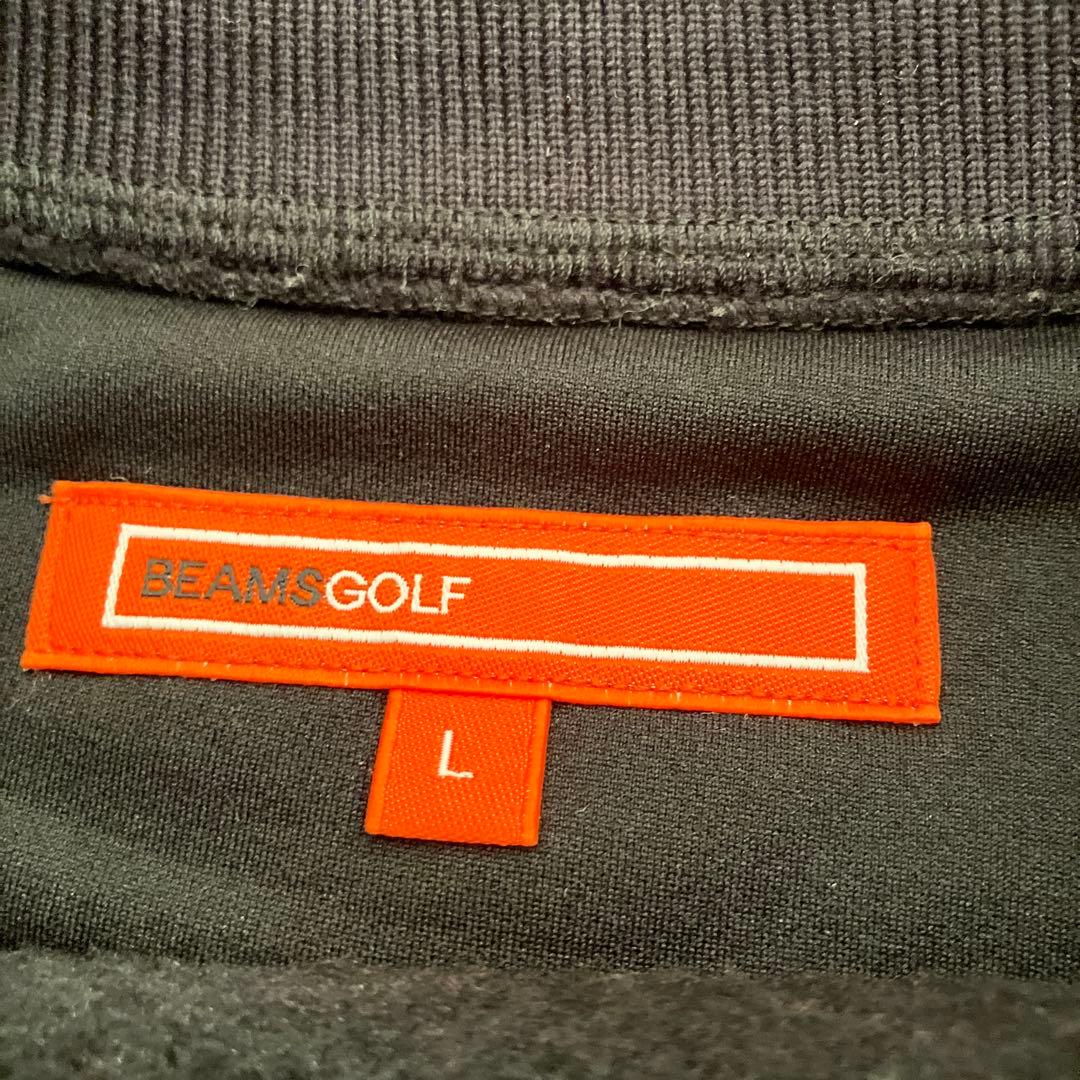 BEAMS GOLF ORANGE LABEL/襟ロゴ 裏フリース