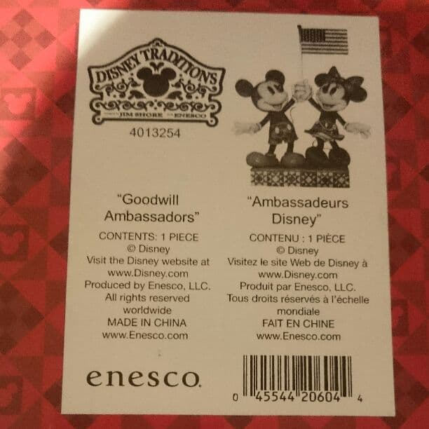 エネスコ社製 ディズニートラディション【グッドウィルアンバサダーズ】