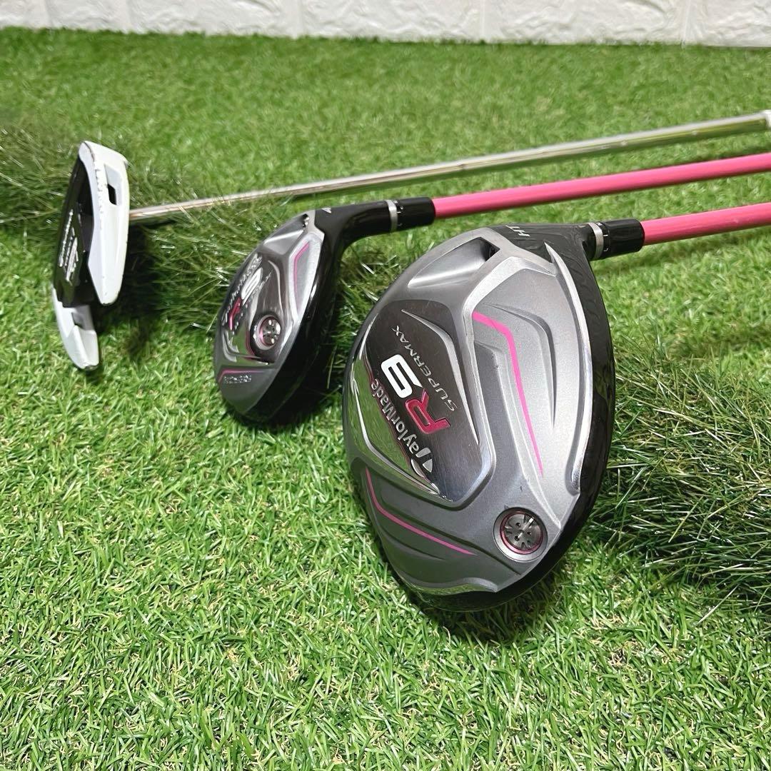 美品 TaylorMade R9SUPERMAXレディースゴルフクラブ8本セット