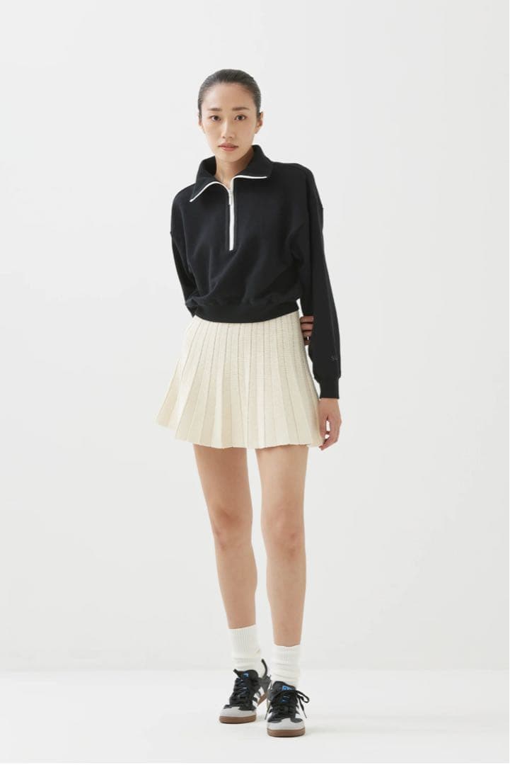 【新品タグ付き】SUIC GOLF ZIPUP SWEATSHIRT 黒 2