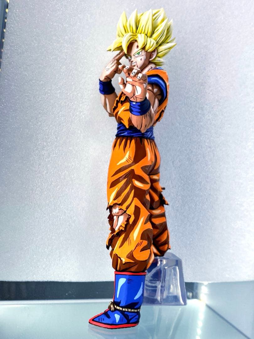 リペイント　二次元彩色　ドラゴンボール　超サイヤ人孫悟空　セル編