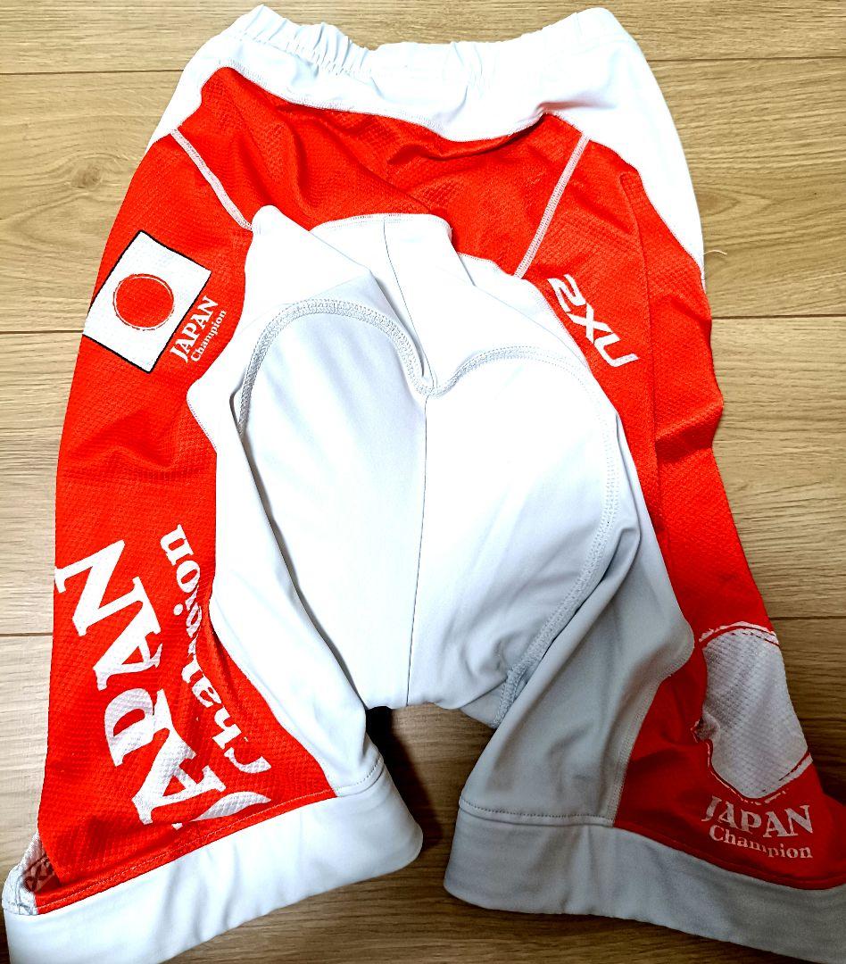 【中古品】2XU 日本チャンピオンデザイン　サイクルウェアー(上下セット)