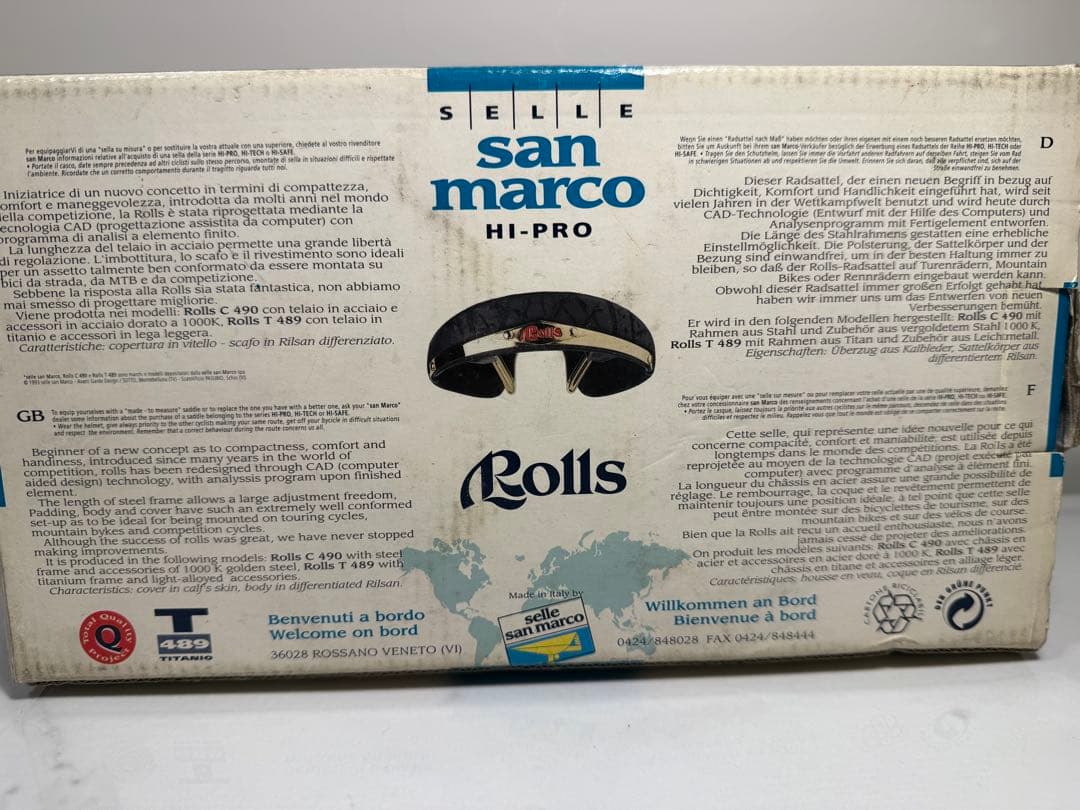 San Marco Rolls HI-PRO サドル 箱付 イタリア製