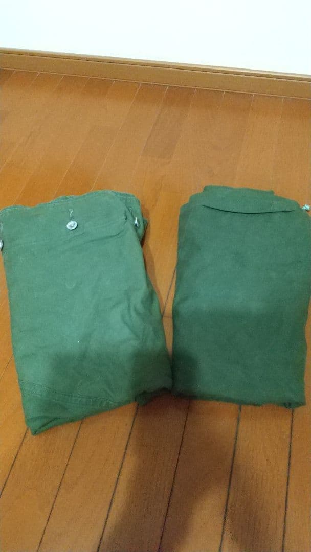 裏*か様 ノルウェー軍幕無地２枚美品