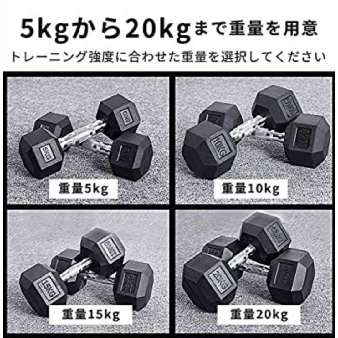 ダンベル 10kg 2個セット スタイリッシュ