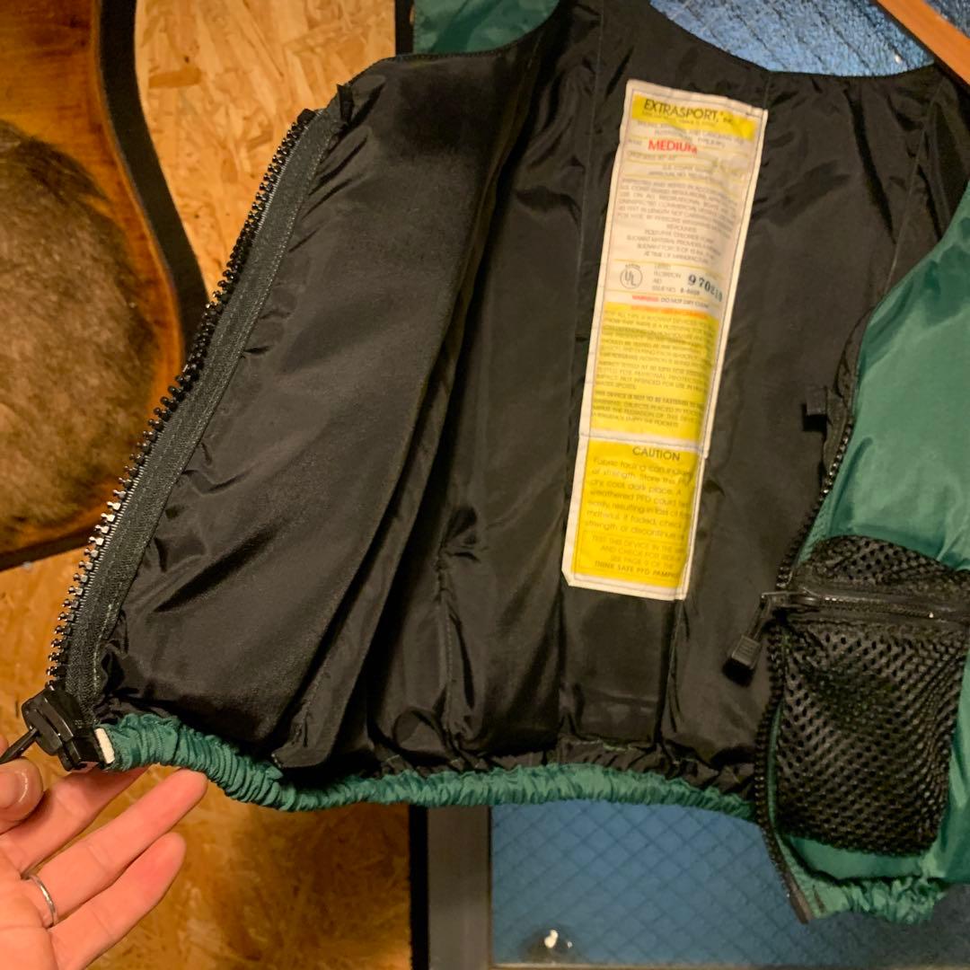 L.L.Bean EXTRASPORT ライフジャケット M グリーン