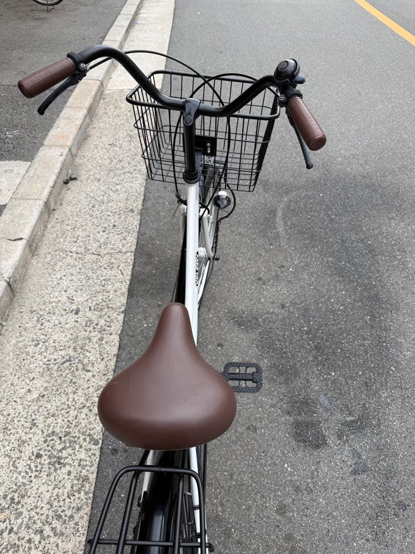 189 自転車 大阪市 【引取り限定】 美品 26インチ 大きいカゴ