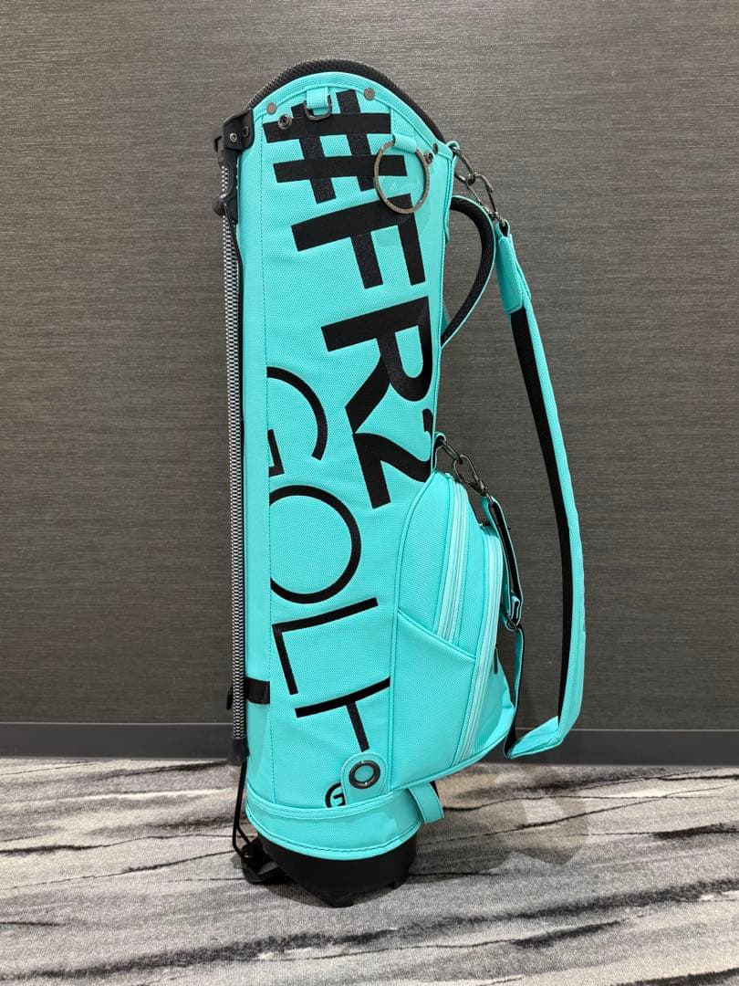 【極美品】FR2GOLF 沖縄限定 キャディバッグ ターコイズブルー 1回使用