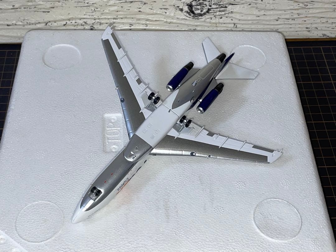 [美品]1/200 B727-100 FedEX N166FE ブルーボックス