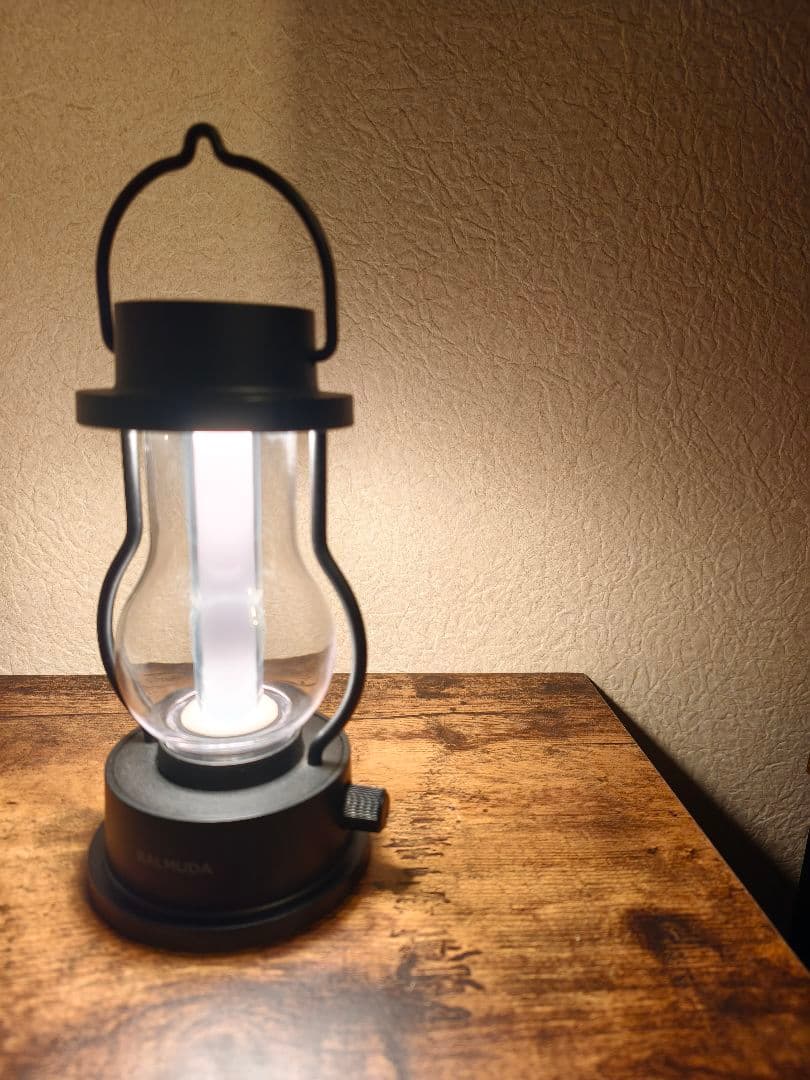 美品 バルミューダ LEDランタン ザ・ランタン ライト 照明 ブラック 黒