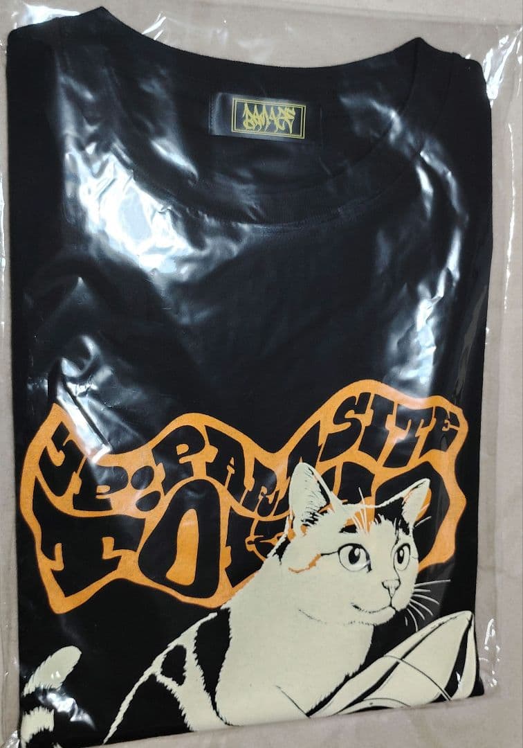 キズ Tシャツ XLサイズ JP:PARASITE TOKYO 黒