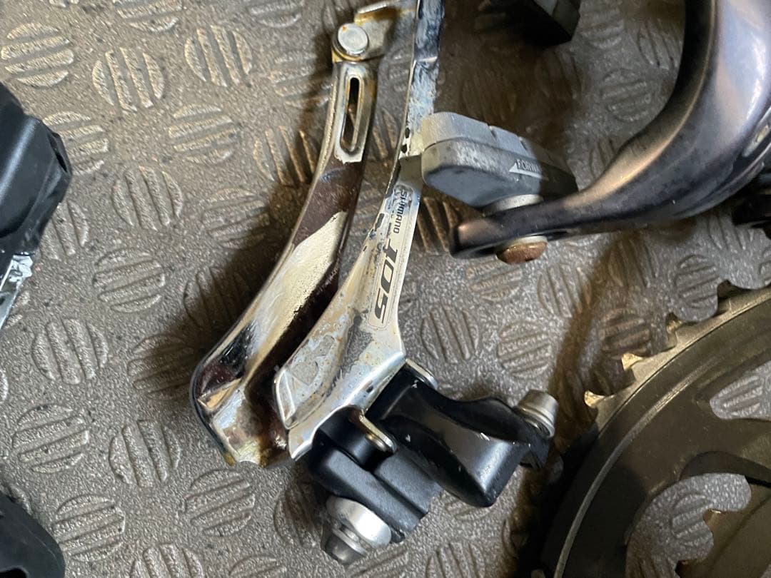 ジャンク Shimano 105 コンポセット　10速