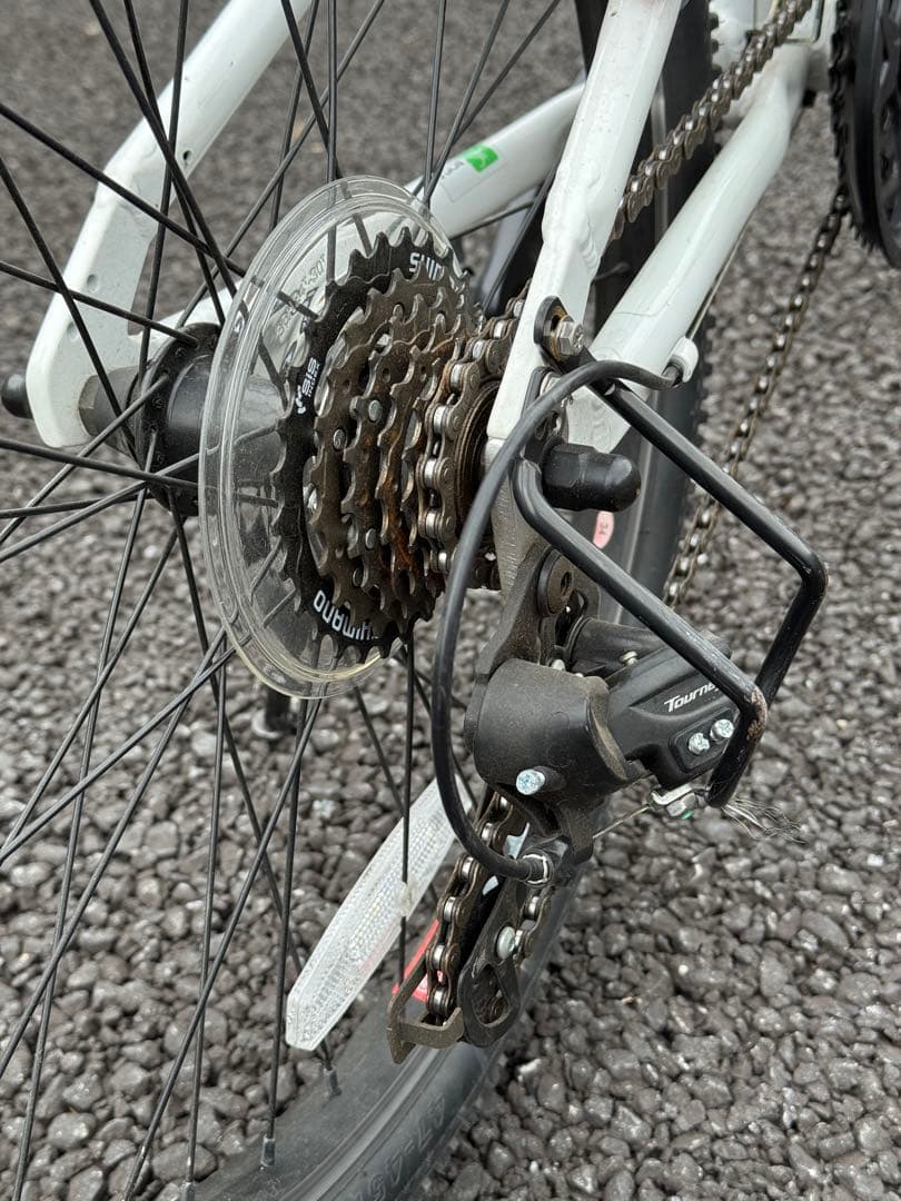 LOUIS GARNEAU j22 ホワイト 自転車 バスケット付き