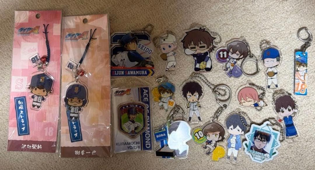 大人気アニメ　ダイヤのAストラップ まとめ買いがお得！