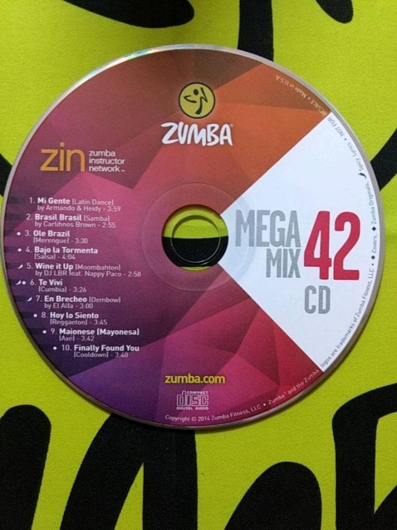 ZUMBA　ズンバ　CD　10枚セット　MEGAMIX41～MEGAMIX50
