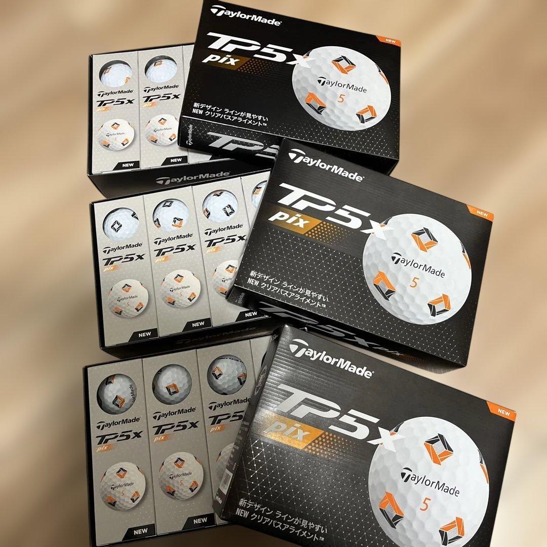 TaylorMade日本正規品TP5x Pixシリーズ 2024 3箱（36球）