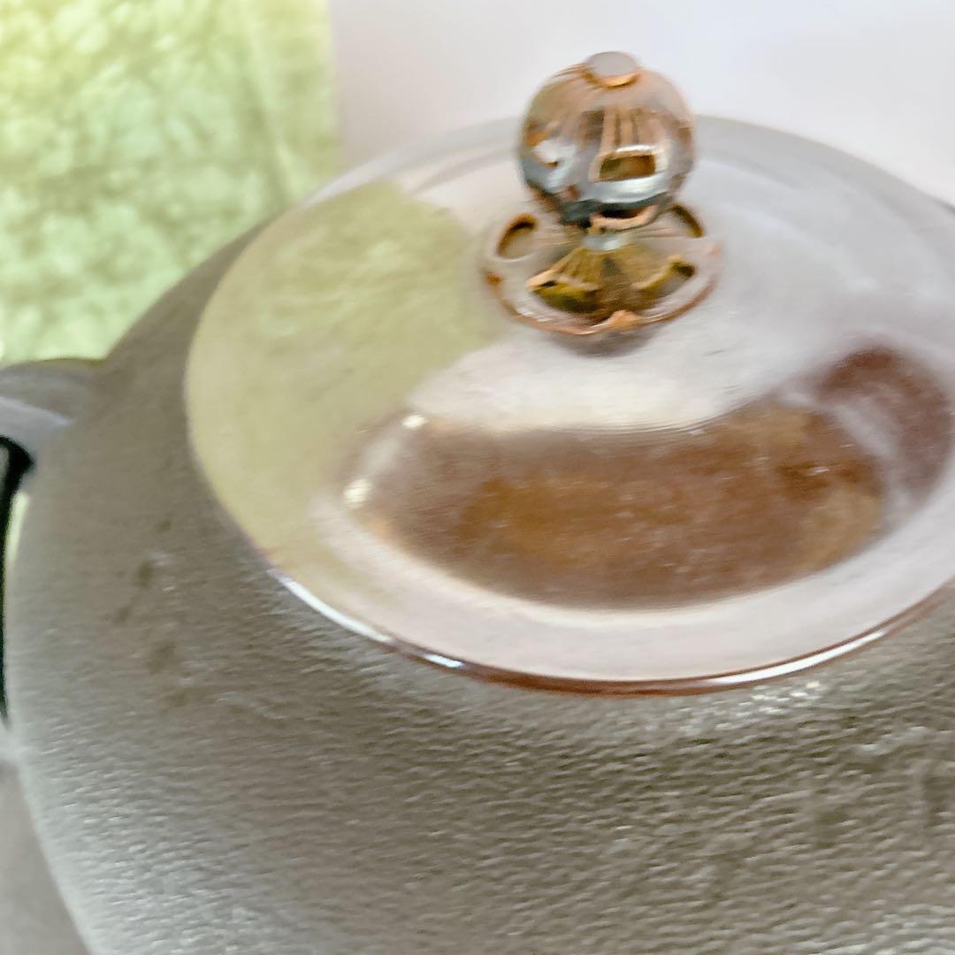 鬼面風炉釜 鉄製 風炉 釜 釜茶道/茶道具 風炉鐶付き 骨董 水漏れ未確認